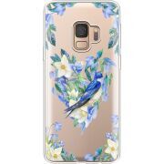 Прозрачный чехол Uprint Samsung G960 Galaxy S9 Spring Bird