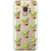Прозрачный чехол Uprint Samsung G960 Galaxy S9 Pattern Baby Yoda