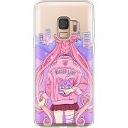 Прозрачный чехол Uprint Samsung G960 Galaxy S9 Wiked Lady