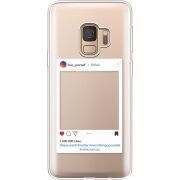 Прозрачный чехол Uprint Samsung G960 Galaxy S9 Insta