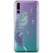 Прозрачный чехол Uprint Huawei P20 Pro Feather