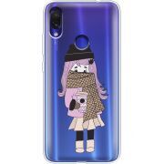 Прозрачный чехол Uprint Xiaomi Redmi Note 7 Winter Morning Girl