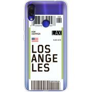 Прозрачный чехол Uprint Xiaomi Redmi Note 7 Ticket Los Angeles