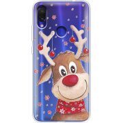 Прозрачный чехол Uprint Xiaomi Redmi Note 7 Winter Deer