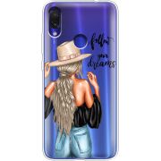 Прозрачный чехол Uprint Xiaomi Redmi Note 7 Follow Your Dreams