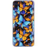 Прозрачный чехол Uprint Xiaomi Redmi Note 7 Butterfly Morpho