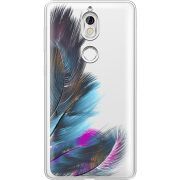 Прозрачный чехол Uprint Nokia 7 Feathers