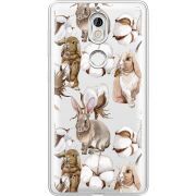 Прозрачный чехол Uprint Nokia 7 Cotton and Rabbits